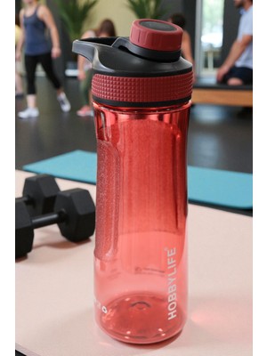 Deyhome Şeffaf Spor Okul Ofis Su Matarası Suluk 730ML