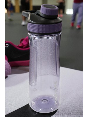 Deyhome Şeffaf Spor Okul Ofis Su Matarası Suluk 730ML (Kapak 5pp /Alt Hazne 7pp)