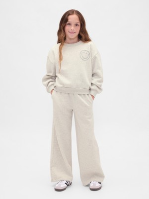 Gap Kız Çocuk Açık Gri Kids Vintage Soft Baggy Pantolon