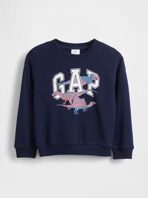Gap Erkek Bebek Lacivert Relaxed Gap Logo Sweatshirt