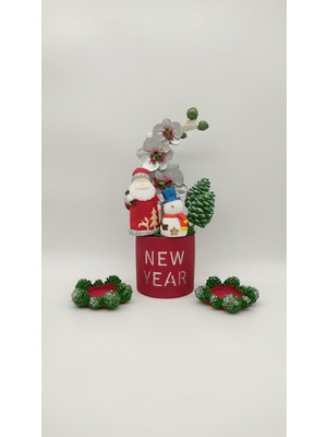 Dalia Viola Yılbaşı Orkide Saksı