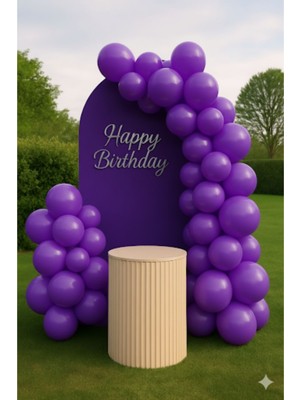 Zayna's 10 Adet Pastel Tonu Mor Renk 12INÇ Mor Balon-Doğum Günü Parti Süsleri Balon