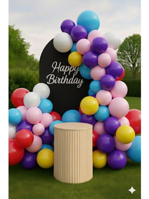 Zayna's 30 Adet Pastel Tonu Karışık Renkler 12INÇ Renkli Balon-Doğum Günü Parti Süsleri Balon