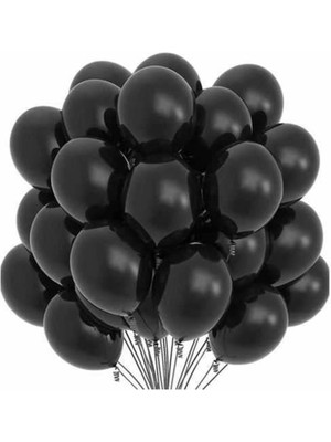 Zayna's Siyah Balon 10 Adet