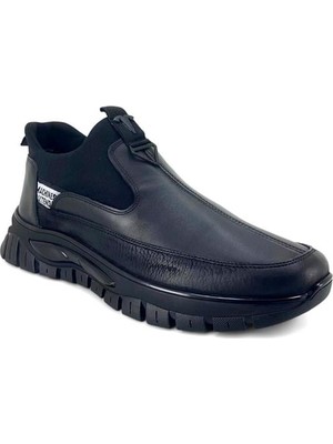 Marcomen 20289 Hakiki Deri Günlük Erkek Ayakkabı-Siyah