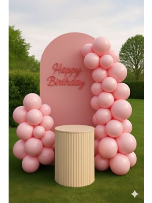 Zayna's 20 Adet Pastel Tonu Pembe Renk 12INÇ Pembe Balon-Doğum Günü Parti Süsleri Balon