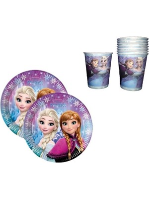 Zayna's Doğum Günü Tabak Bardak Seti 8 Kişilik