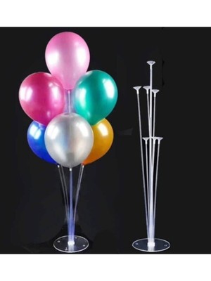 Zayna's Ayaklı Balon Standı 7 Çubuklu Stand Seti Doğum Günü Parti Düğün Nişan