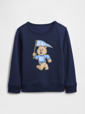 Gap Erkek Bebek Lacivert Bisiklet Yaka Sweatshirt