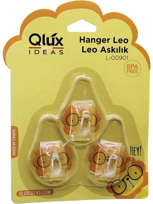 Senson 3pcs Leo Askı Şeffaf Askı Yapışkanlı Montaj (5224)