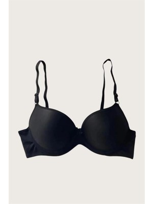 Aria's Closet Mikro Kumaş Push Up Dolgulu Balenli Günlük Tek Destekli Sütyen AX20238
