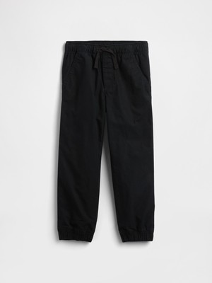 Gap Erkek Bebek Siyah Gap Pull-On Relaxed Poplin Jogger Eşofman Altı