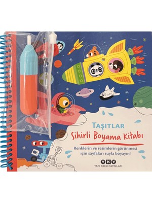 Yapı Kredi Yayınları Sihirli Boyama Kitabı - Taşıtlar