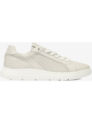 Greyder Kadın Kirli Beyaz Hakiki Deri Sneaker Ayakkabı 4Y2SA33600