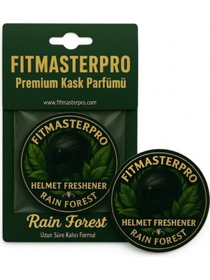 Fitmasterpro Premium Kask Parfümü-Kask Kokusu- Rain Forest 4 Adet