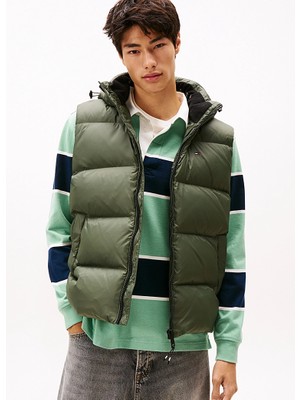 Tommy Hilfiger Tommy Hılfıger Erkek  Yeşil Yelek DM0DM20465 Mrh