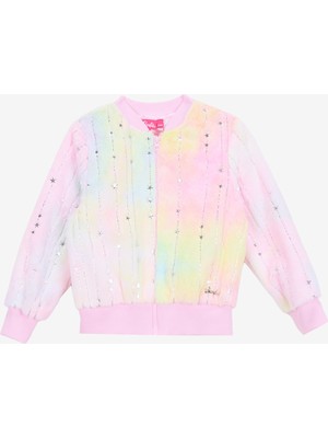 Barbie Fermuarlı Yaka Çok Renkli Kız Çocuk Sweatmont BRB5WG-SWT6200