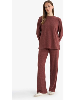 DeFacto Straight Fit Düz Paça Selanik Kumaş Pantolon E9910AX25WN