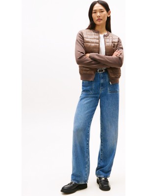 Tommy Hilfiger Standart Kahve Kadın Ceket WW0WW46741GTO