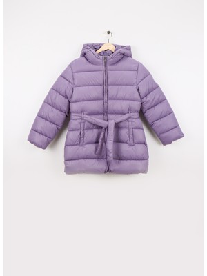 Benetton Mor Kız Çocuk Şişme Mont 2NQRCN06O