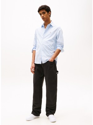 Tommy Jeans Normal Bel Relaxed Siyah Erkek Chino Pantolon DM0DM21703BDS Tjm Jaımıe Carpenter