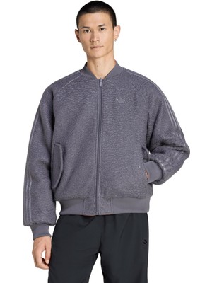 AKR7618 Adidas Rev Bomber Jckt Erkek Mont Gri