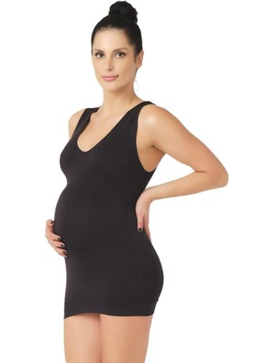 Moda Şahsenem Siyah Mı Emay 5200 Seamless Soft Hamile Atlet