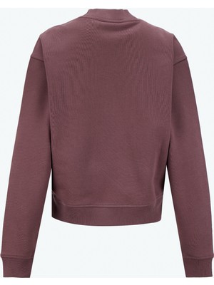 Hugo Kahverengi Kadın Bisiklet Yaka Normal Sweatshirt 50527463