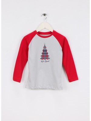 Blackspade Düz Gri Erkek Çocuk Pijama Takımı 40844