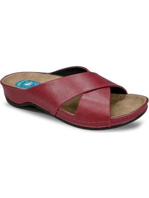 Ceyo 9946-1 Kadın Terlik - BORDO
