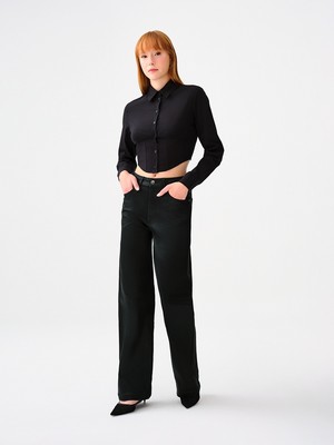 Loft Wide Leg Regular Fit Kadın Pantolon