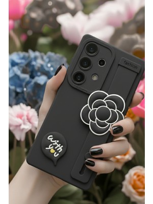 As Mobile Samsung Galaxy A32 Uyumlu Siyah Renk 3D Figürlü Darbe Emici Yumuşak Silikon Kapak