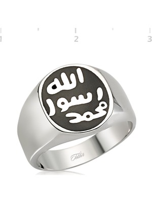 Inure Jewelry Gümüş Mührü Şerif Erkek Yüzük