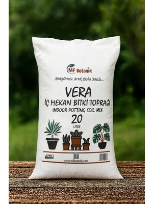 MF Botanik Vera Özel Karışım Iç Mekan Bitki Toprağı 20 Litre Çiçek Toprağı Toprak Harcı