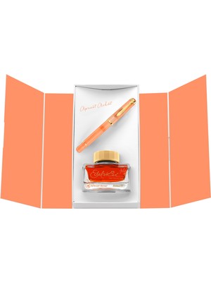 Pelikan M200 Apricot Dolma Kalem  + Mürekkep Set