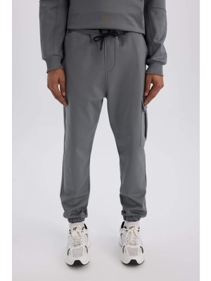 Defactofit Standart Fit Üç Cepli Sporcu Jogger Eşofman Altı D3741AX25WN