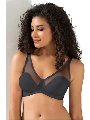 Moda Şahsenem Tül Kaplı Soft D Cup Sütyen Kadın 9200