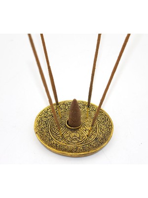Hediye Bahçesi Metal Yuvarlak Tütsülük Model 6
