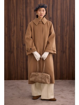 HE-QA Yaka Detaylı Kaban Camel