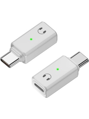 Deste Elektronik Type C To Lightning Kulaklık Dönüştürücü iPhone iPad Macbook Çevirici Müzik Dinleme Arama ve Konuşma