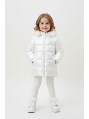 Pingulife Kız Çocuk Hologram Sedef Fiyonklu Hafif Kaymaz Taban Bot