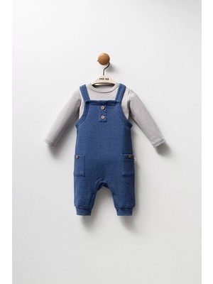 Moda Şahsenem Moi Noi Salopet MNB1252 Navy Blue