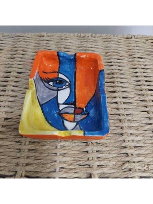 Es Dekor Küçük Küllük El Yapım Seramik 11X8