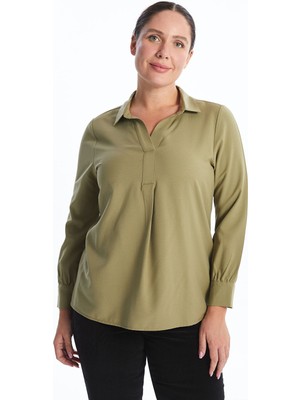 Lc Waikiki Yeni Sezon Gömlek Yaka Kadın Bluz