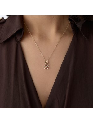 Rayna Lorein Circle Taşlı Kolye