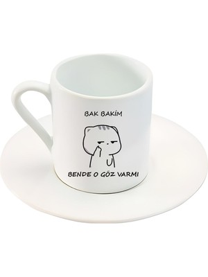 Mochi Cat Türk Kahve Fincanı