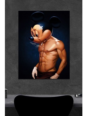 Fit Miki Ahşap Poster (27X18)