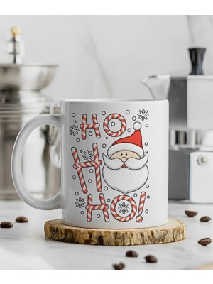 Sartre Art "noel Baba" Baskılı  Christmas Yılbaşı Hediye Özel Tasarım Kupa Bardak