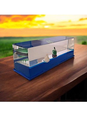 Menuzer Akvaryum Modelli Batmayan Gemi Plastik Süs