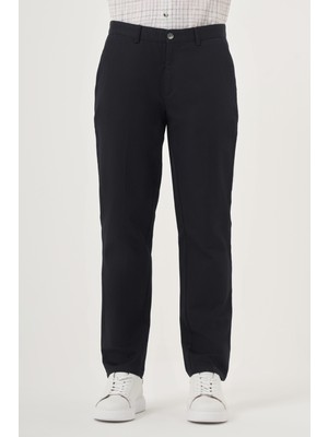 Morven  Erkek Lacivert Chino Dynamic Fit Kışlık Pantolon